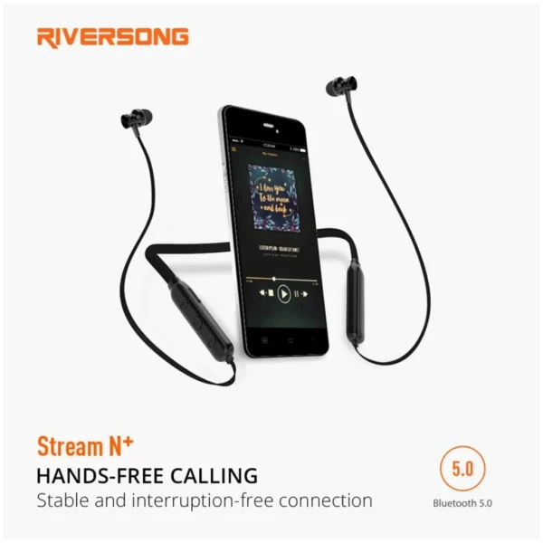 Riversong Stream N Wireless Neckband Earphones - Image 5