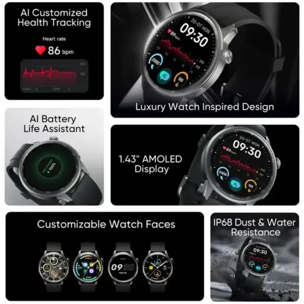 Realme Smart Watch S2 1.43Inch - Image 6