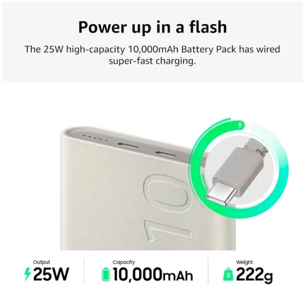 Wireless Power Bank 10000 mAh (with Charging Cable) - Image 5
